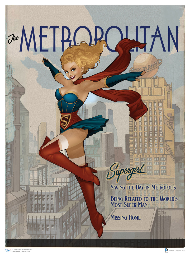 Illustration for article titled Show Your Love For DC Comics Heroines With These Dreamy 1940s Pin-Ups!